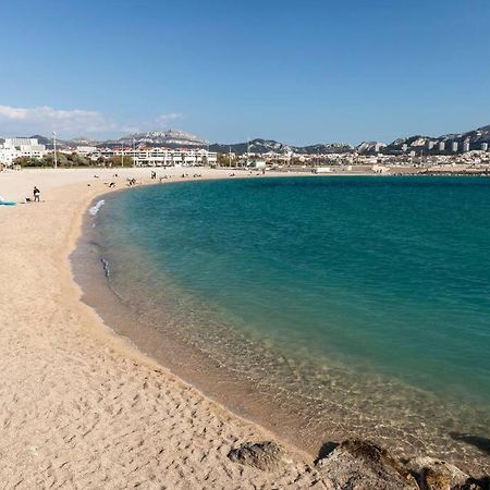 T2 Plage Prado-David, Parc Borely, Parking Privee Marseille Eksteriør bilde